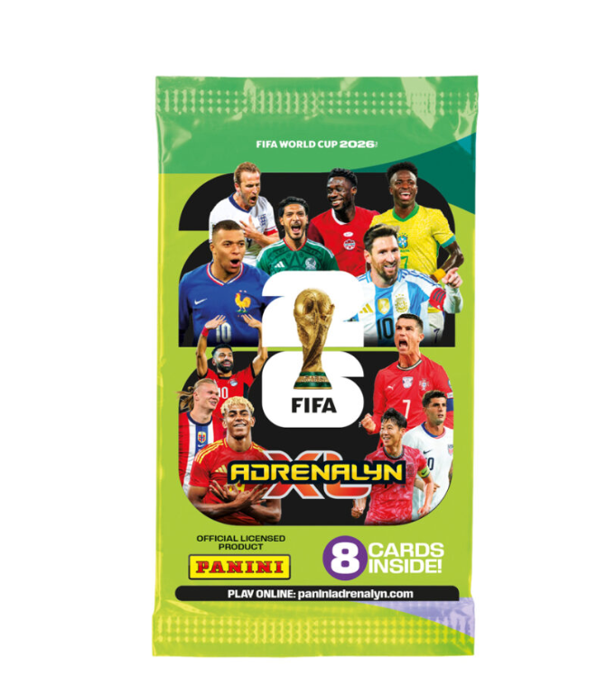 2026 PANINI ADRENALYN XL FIFA WORLD CUP CARDS – SINGLE PACK (8